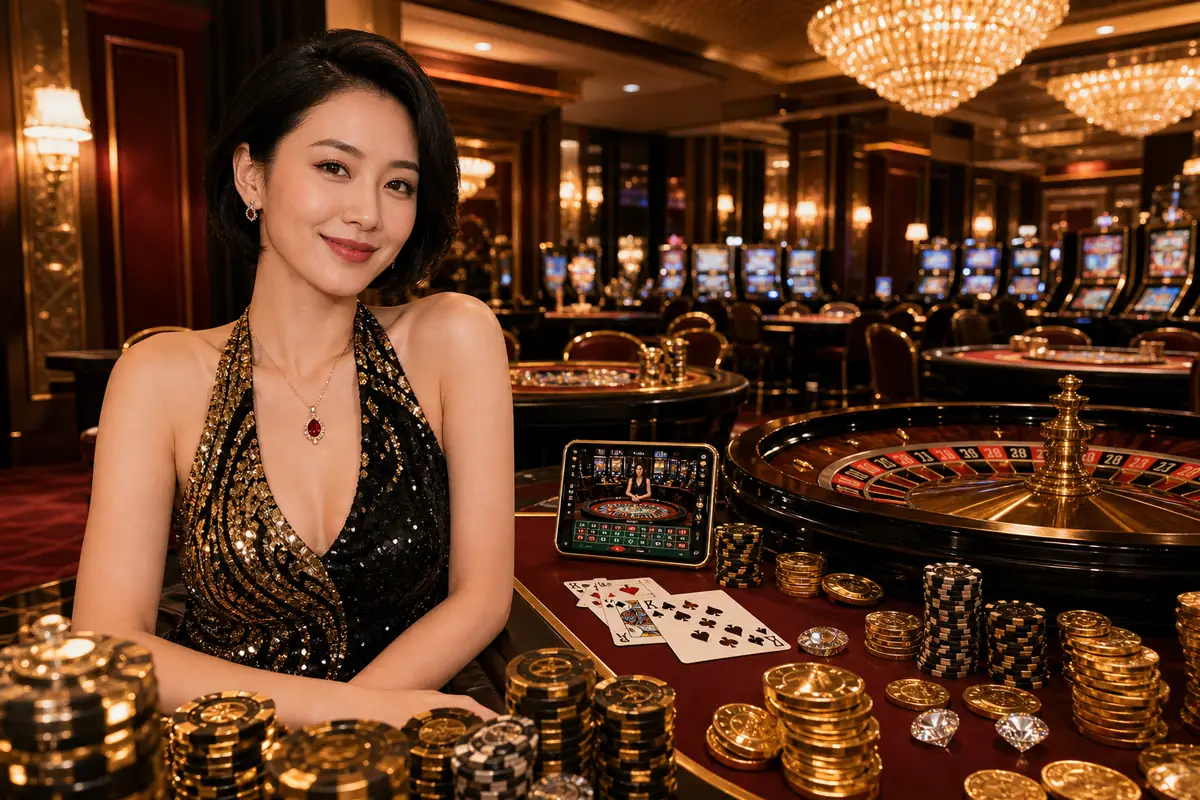 n1gang Casino meja baccarat dealer langsung
